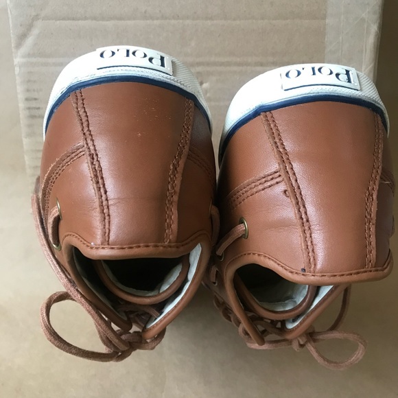 Preowned Ralph Lauren Polo Shoes PARKSTONE LOW - Picture 6 of 7